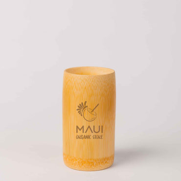 MAUI HANDGEMACHTER TRINKBECHER AUS BAMBUS