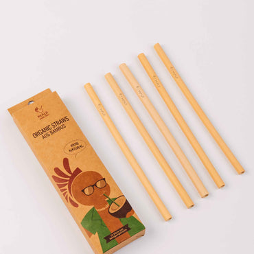 MAUI WIEDERVERWENDBARE STROHHALME AUS BAMBUS - 10ER PACK