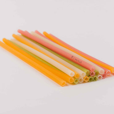 MAUI ESSBARE STROHHALME AUS REIS UND TAPIOKA - 30ER PACK